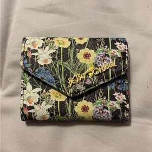 Betsey Johnson Black Floral Wallet